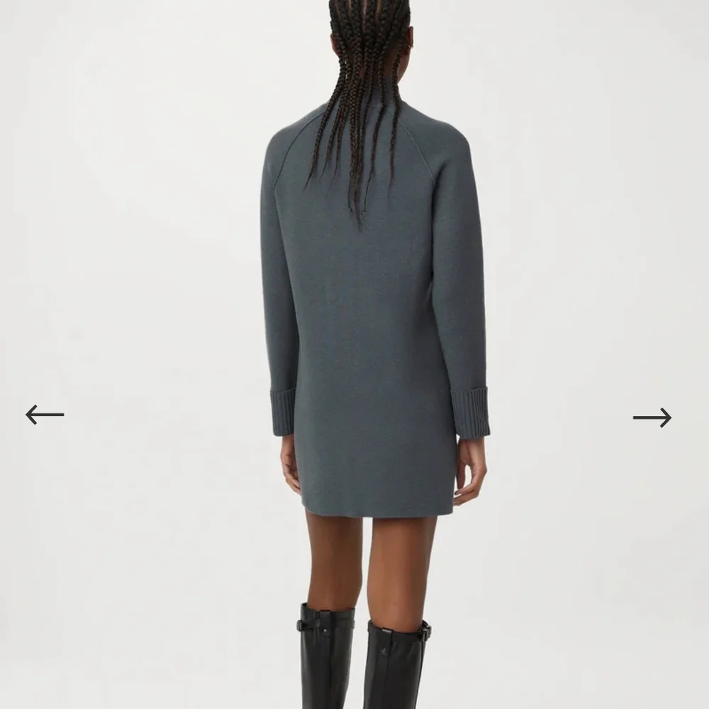 BNWT Frank & Oak Slate Blue Sweater Dress - Picture 2 of 8
